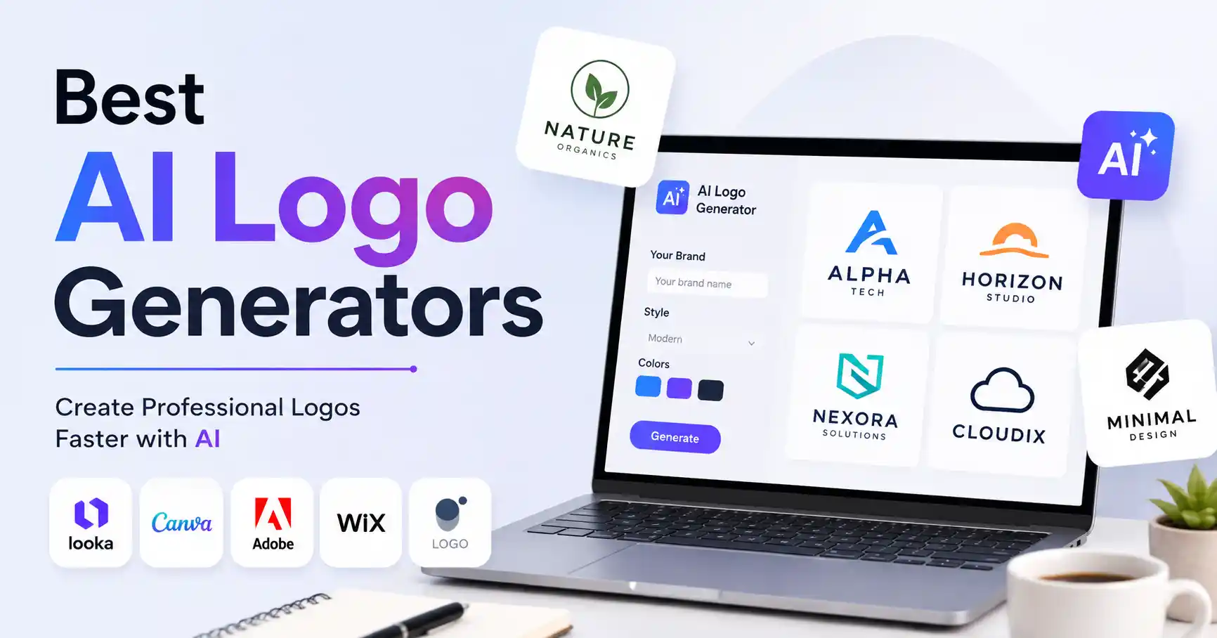 Best AI logo generators for creating professional logos