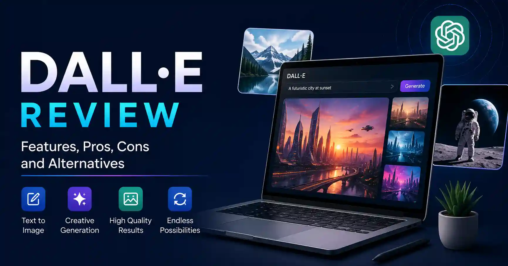 DALL E Review features pros cons and alternatives