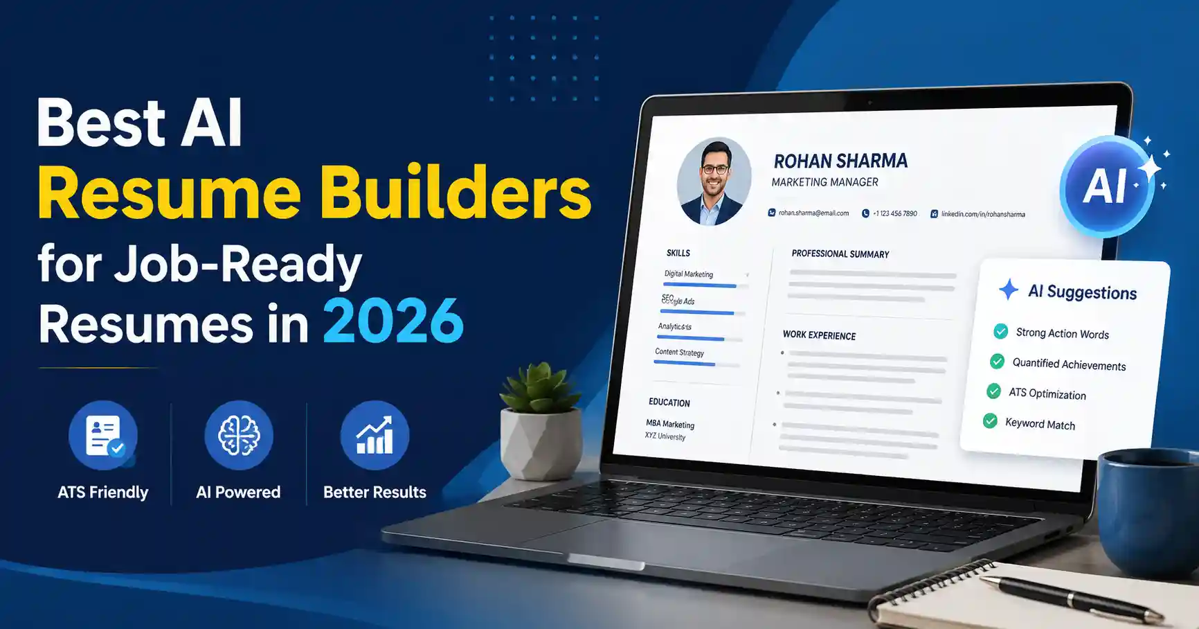 Best AI resume builders for job ready resumes in 2026