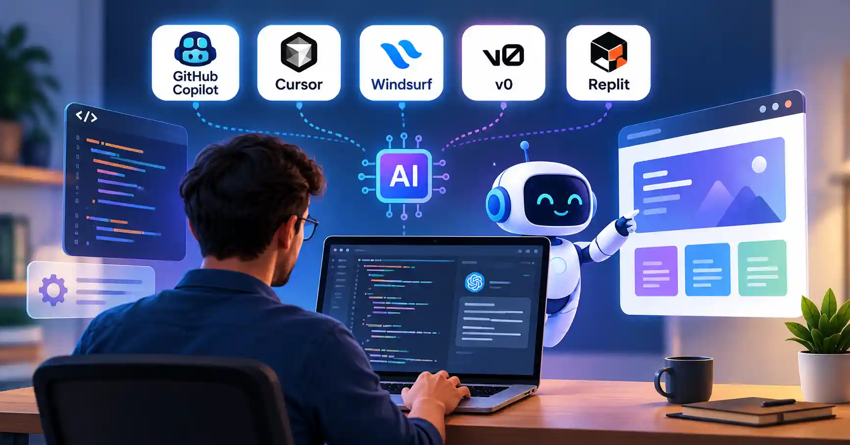 Best AI tools for web development and coding