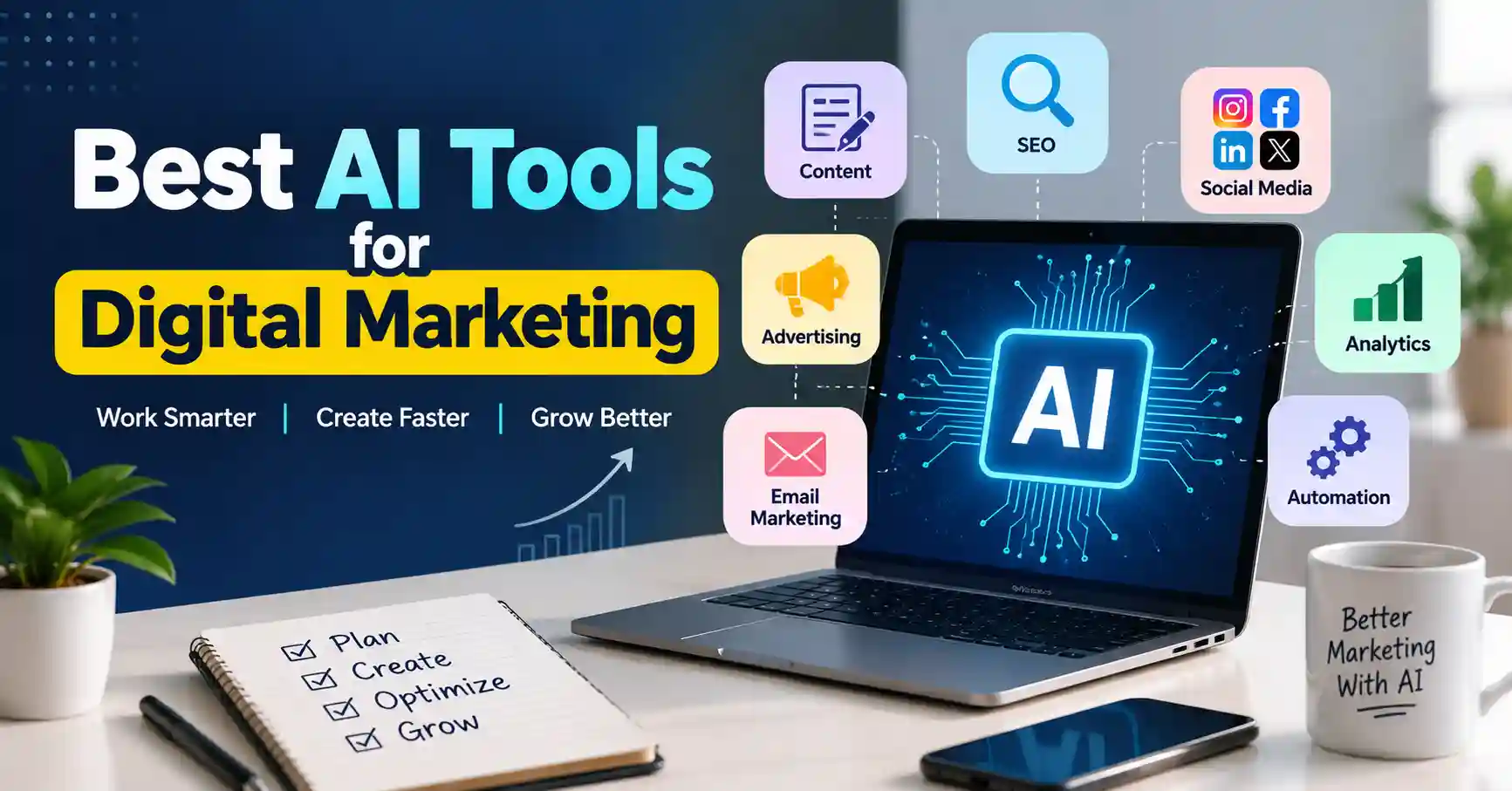 Best AI tools for digital marketing